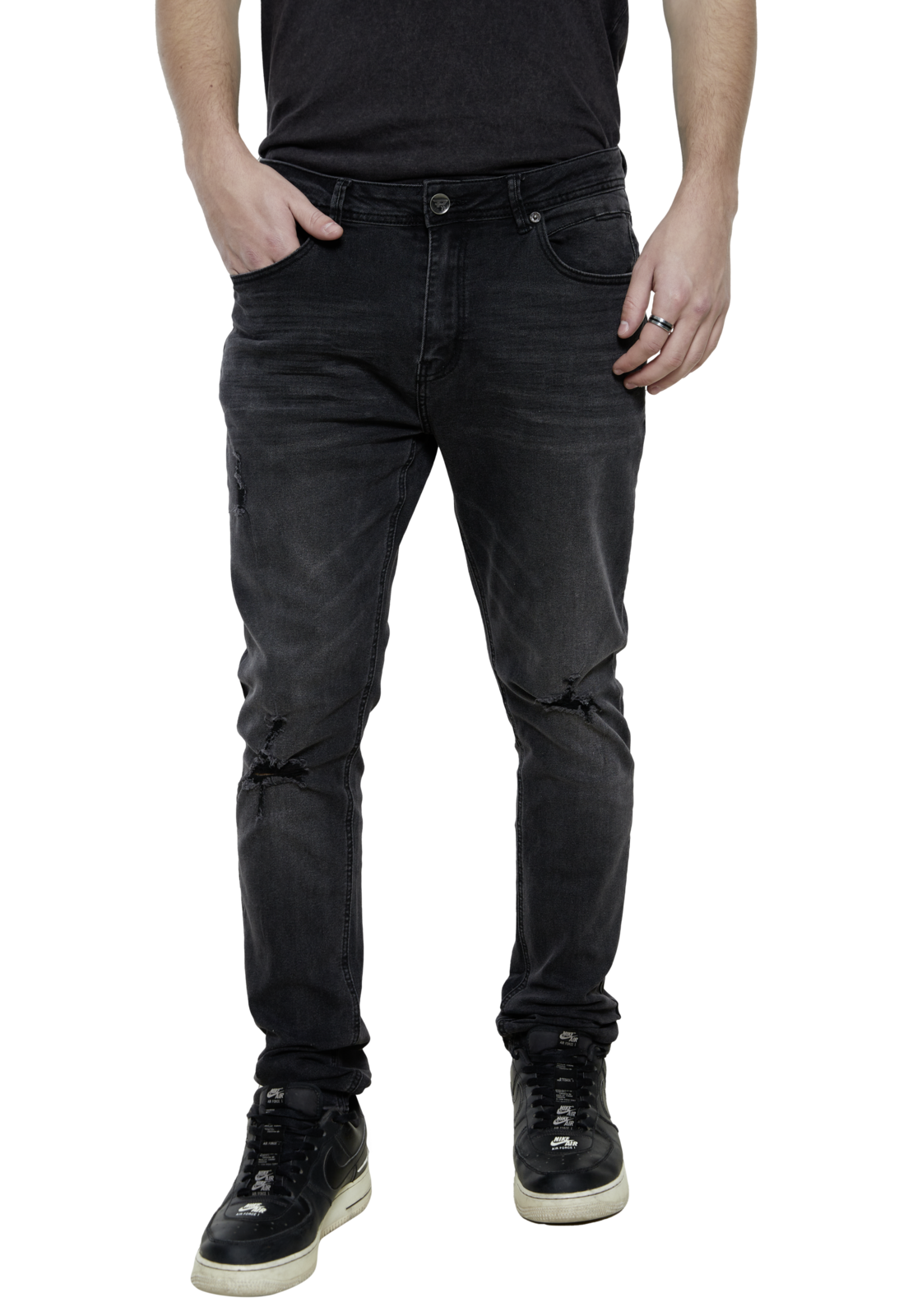 JEANS HOMBRE PEROÉ NEGRO SAMIR III - 2