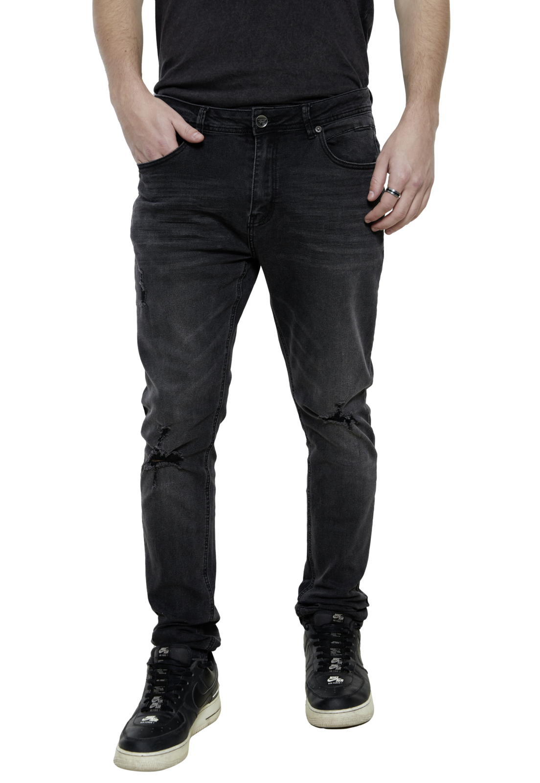JEANS HOMBRE PEROÉ NEGRO SAMIR III - 2