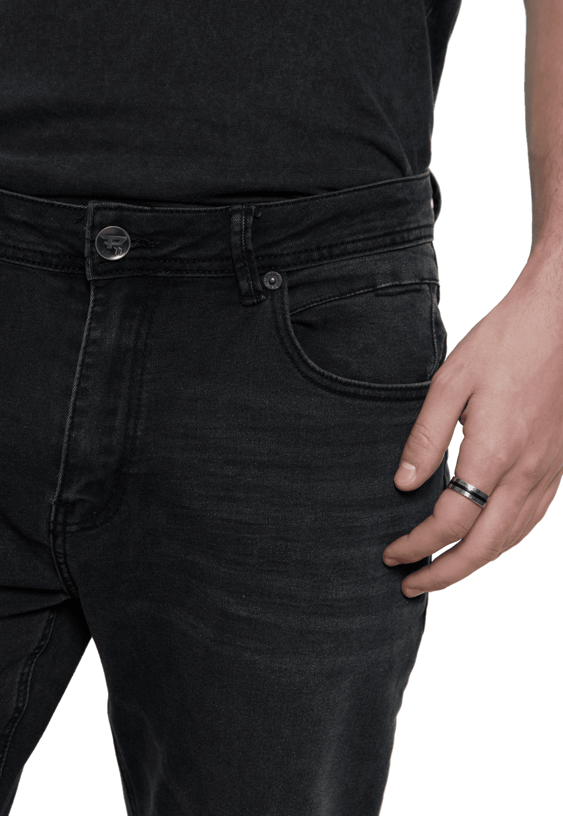 JEANS HOMBRE PEROÉ NEGRO SAMIR III - 5