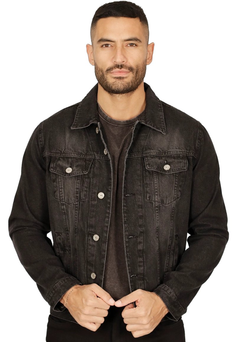 CHAQUETA MARK II NEGRA PEROÉ - 1