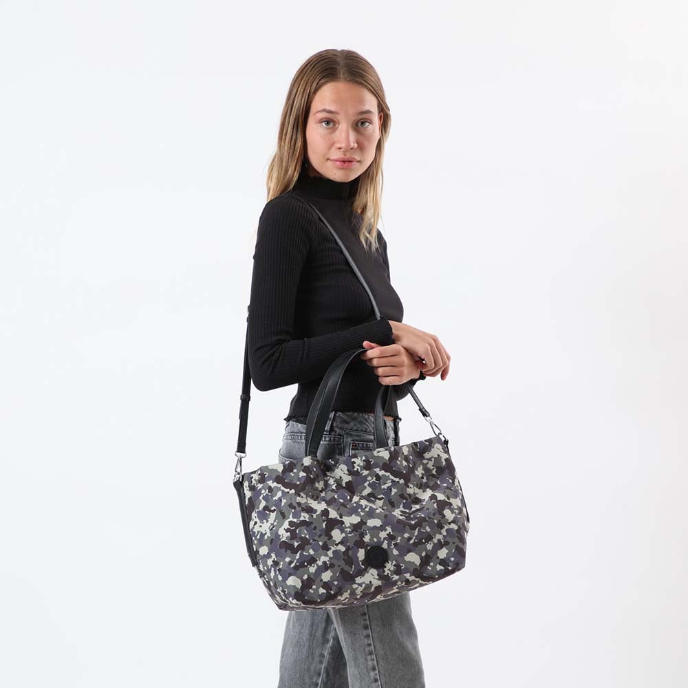 CARTERA HOMBRO I-D ZINIA VERDE DE NYLON - 4