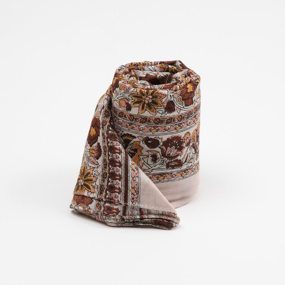 PAÑUELO ESTAMPADO CELIDONIA ROSADO I-D - 1