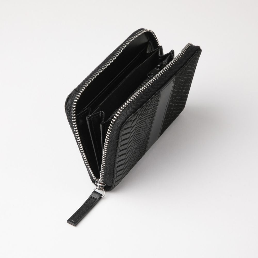 BILLETERA MEDIANA BEGUR ECOCUERO NEGRO ID - 3