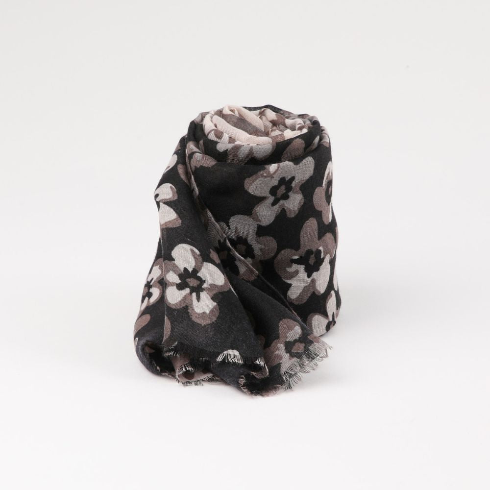 PAÑUELO ESTAMPADO AZORES NEGRO ID - 1