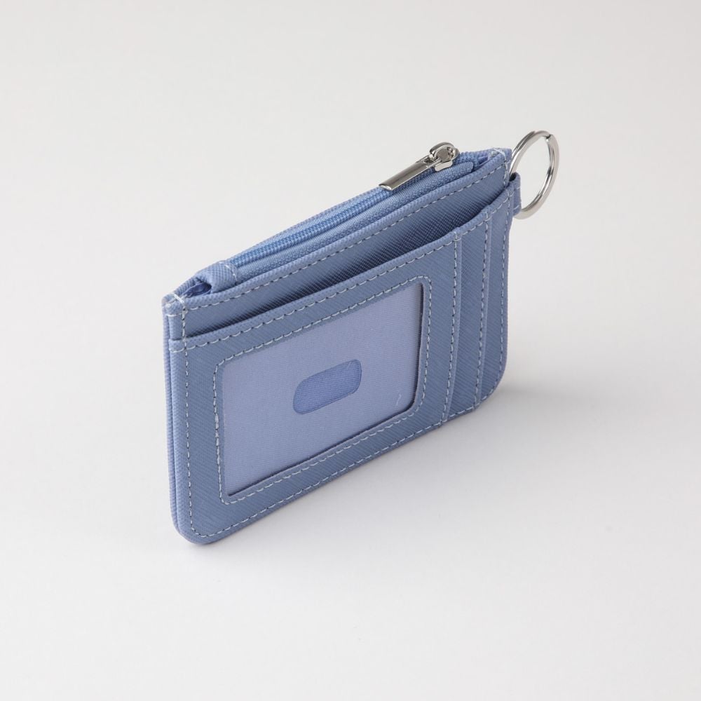 TARJETERO CRAWLEY ECOCUERO AZUL ID - 3
