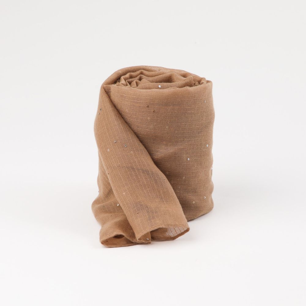 PAÑUELO LISO ALVOR CAFE  ID - 3