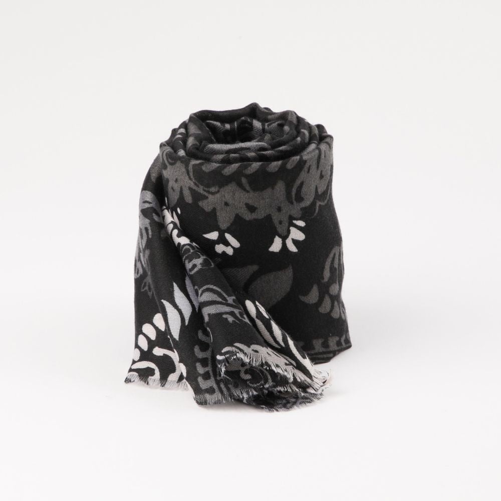 PAÑUELO ESTAMPADO SAGRES NEGRO ID - 1