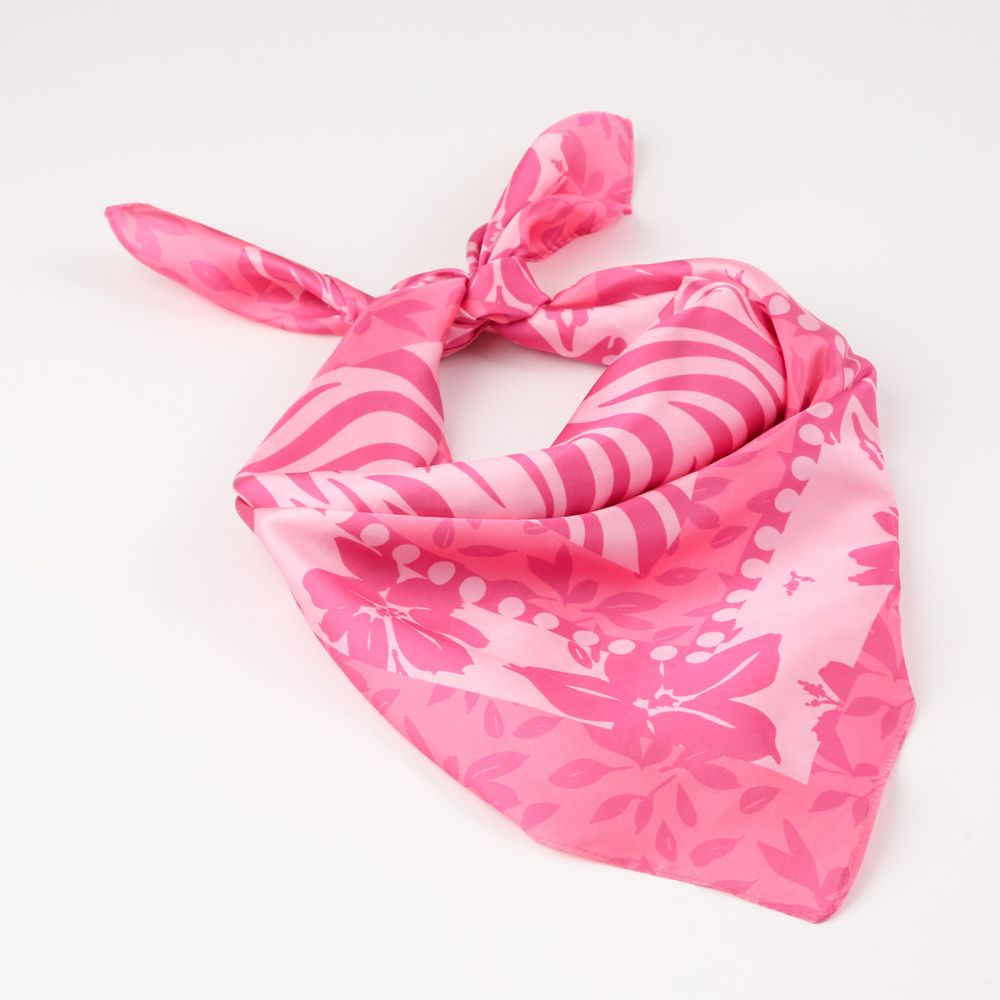 BANDANA MYRTOS FLORAL FUCSIA ID - 2
