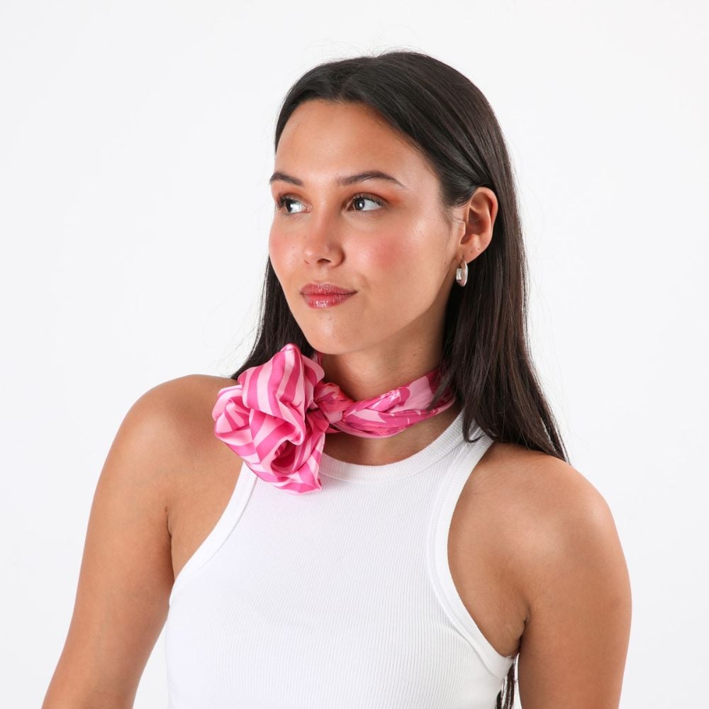 BANDANA MYRTOS FLORAL FUCSIA ID - 3