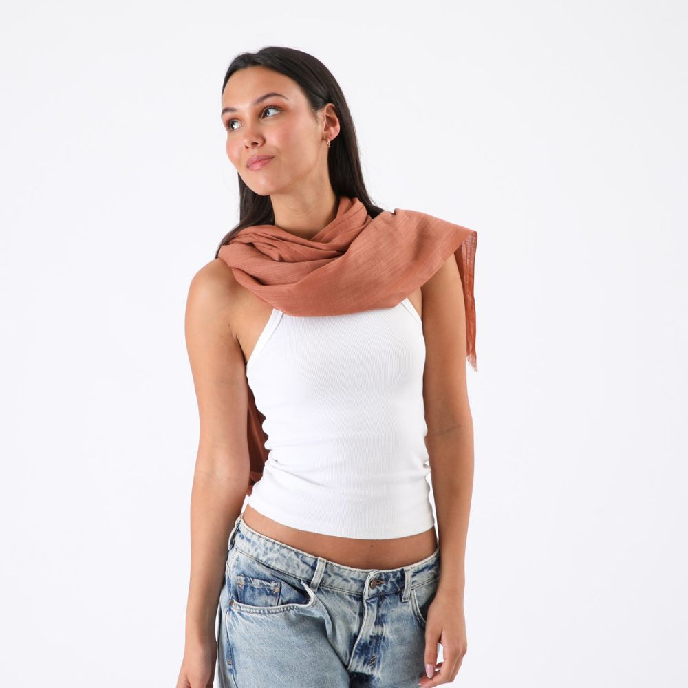 PAÑUELO SOLID IREN OCRE ID - 3
