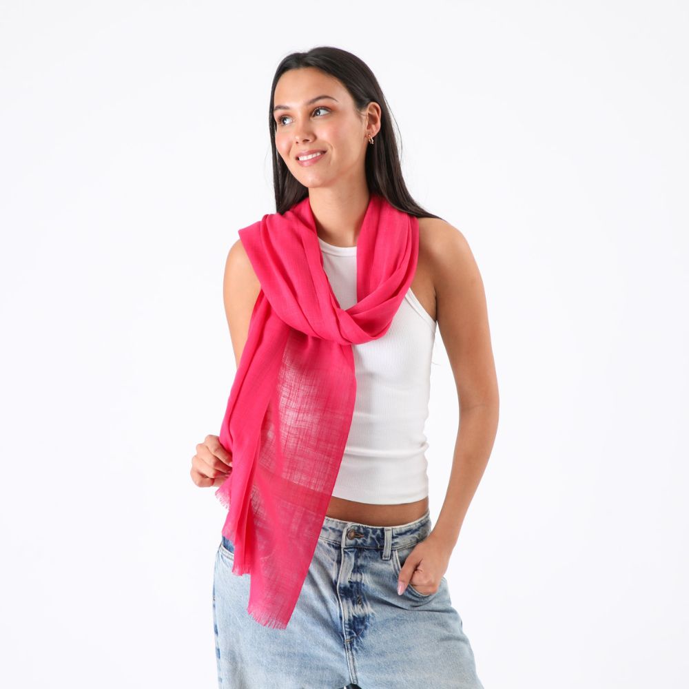 PAÑUELO SOLID ELSA FUCSIA ID - 3