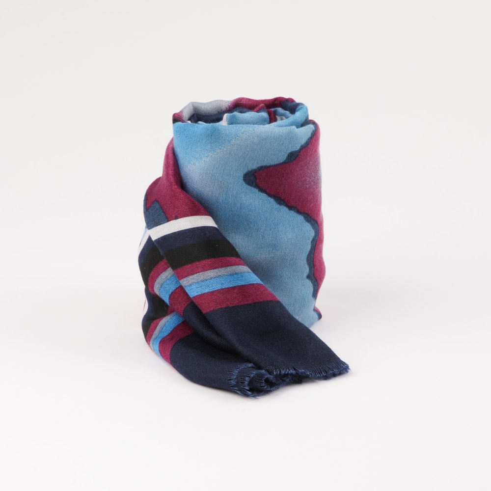 PAÑUELO ESTAMPADO MAIORI AZUL ID - 2