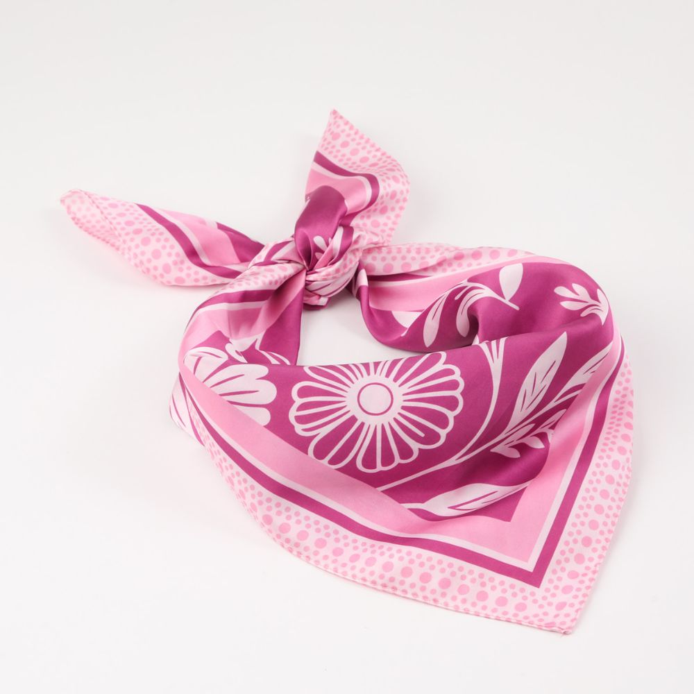 BANDANA MYKONOS FLORAL MORADO ID - 2