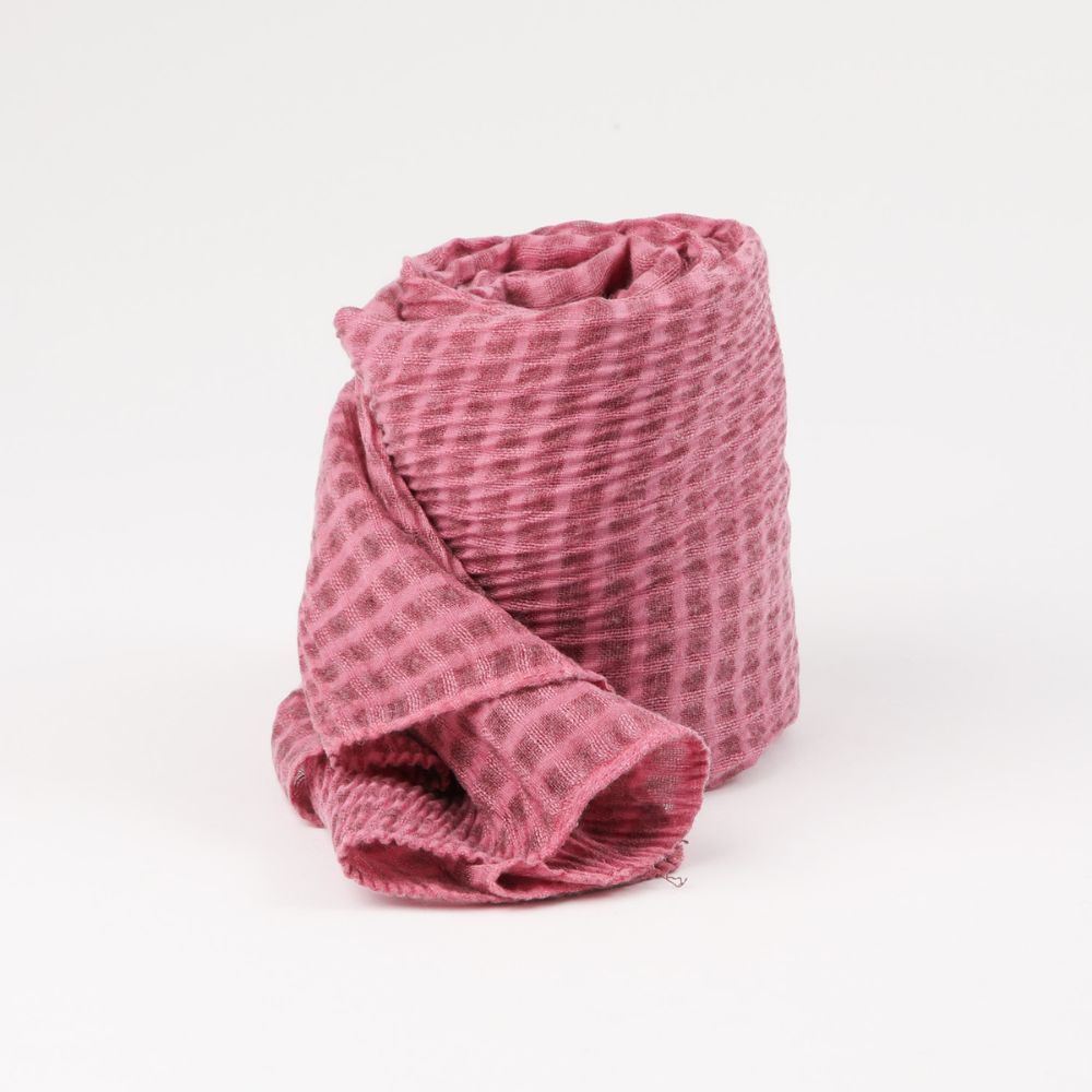 PAÑUELO LISO GIJON PLISADO FUCSIA ID - 1