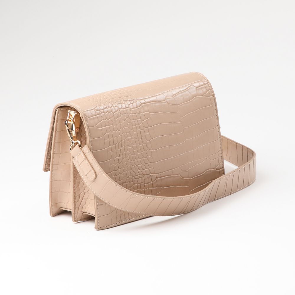 CARTERA BANDOLERA ECOCUERO CALAIS BEIGE  I-D - 3