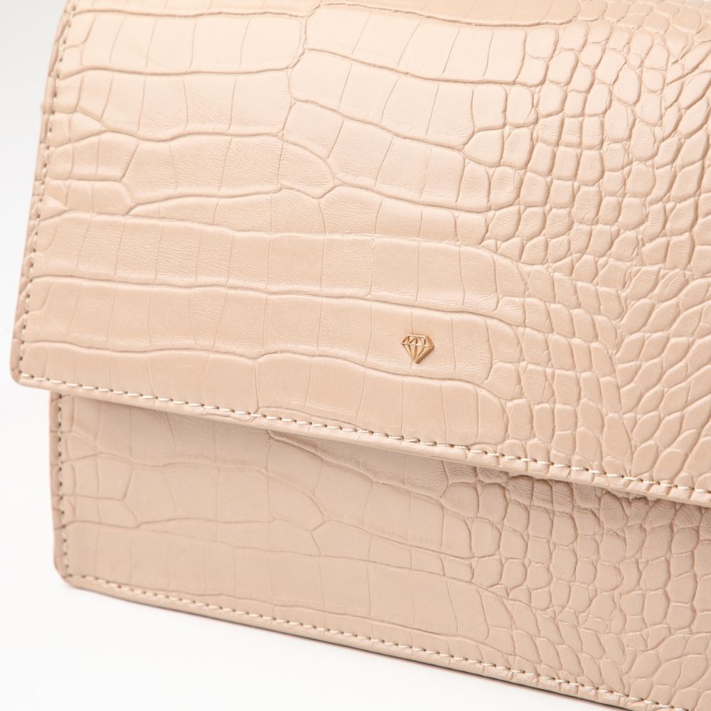 CARTERA BANDOLERA ECOCUERO CALAIS BEIGE  I-D - 4