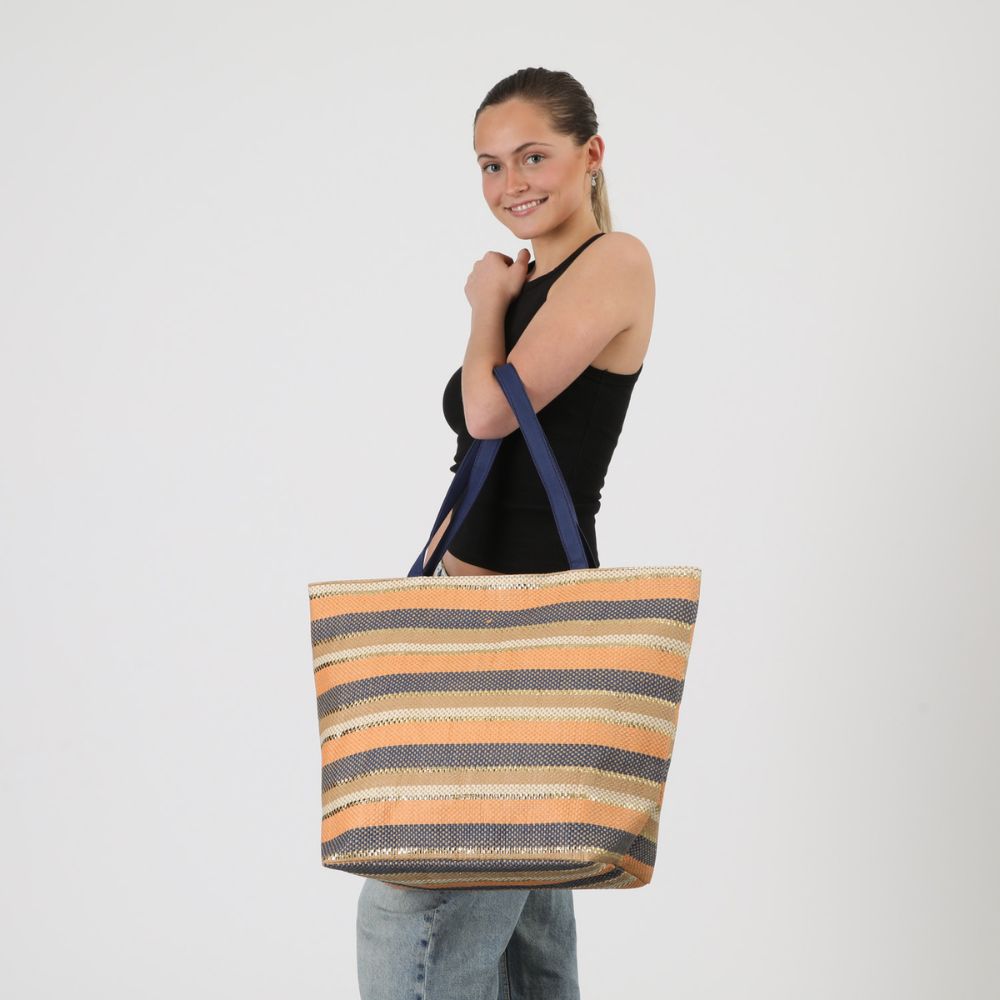 CARTERA TOTE PADUA AZUL PLAYA ID - 5
