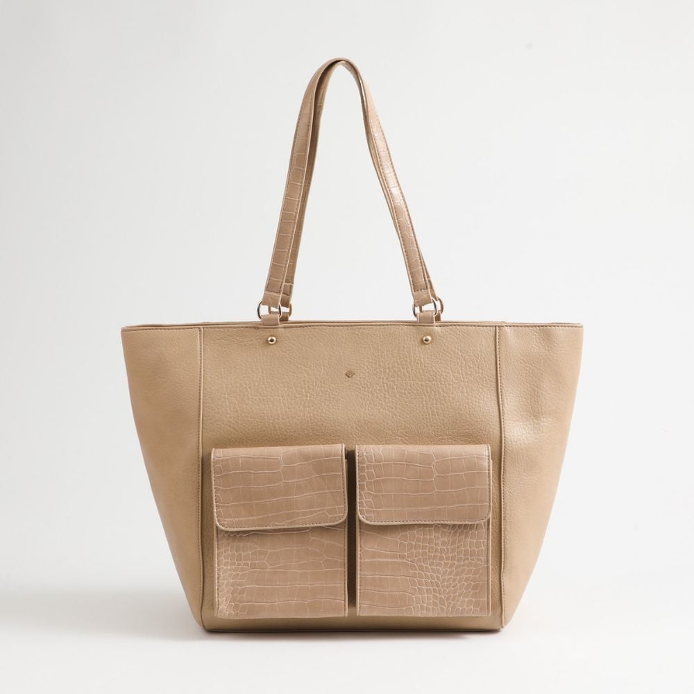 CARTERA TOTE NIMES ECOCUERO BEIGE ID - 2