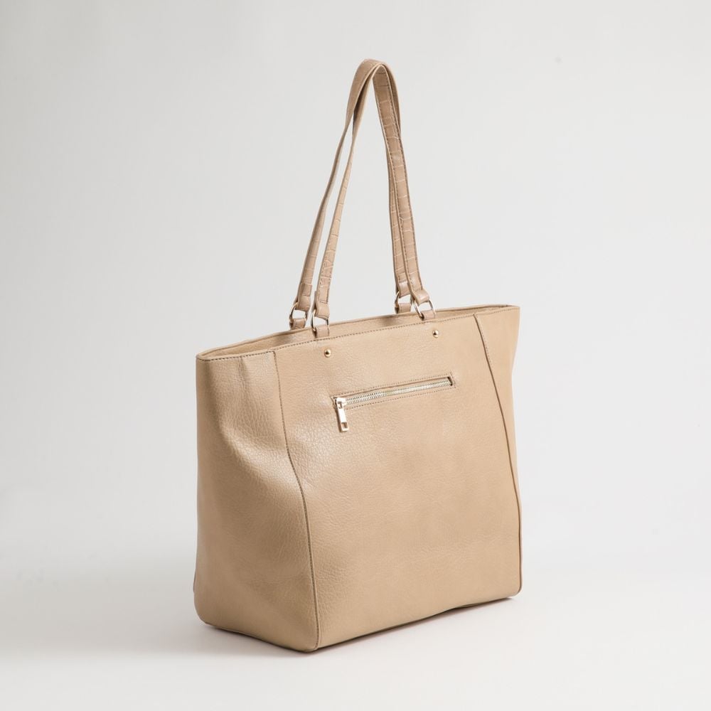 CARTERA TOTE NIMES ECOCUERO BEIGE ID - 3