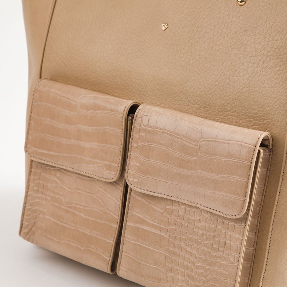 CARTERA TOTE NIMES ECOCUERO BEIGE ID - 4