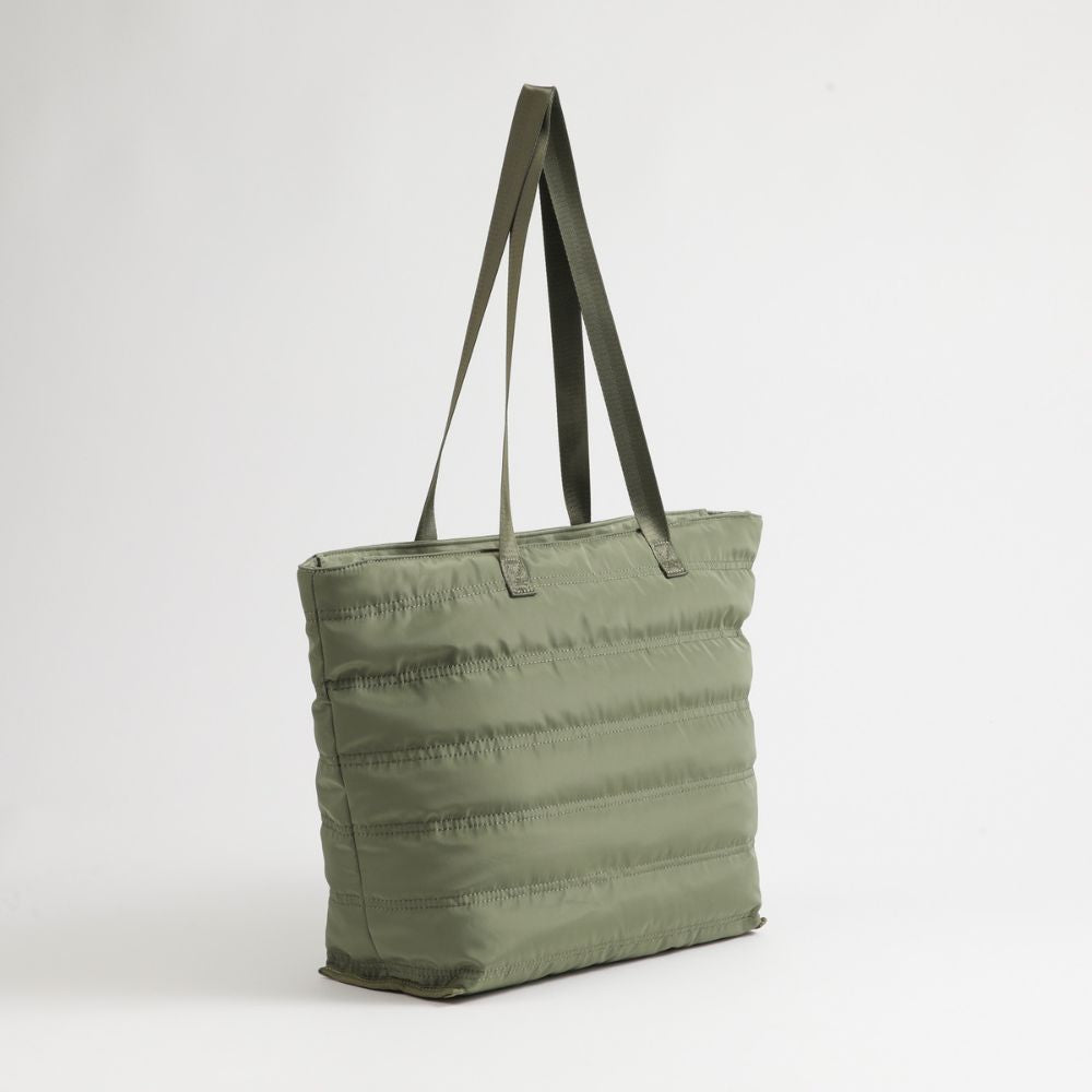 CARTERA TOTE OVIEDO NYLON VERDE ID - 3