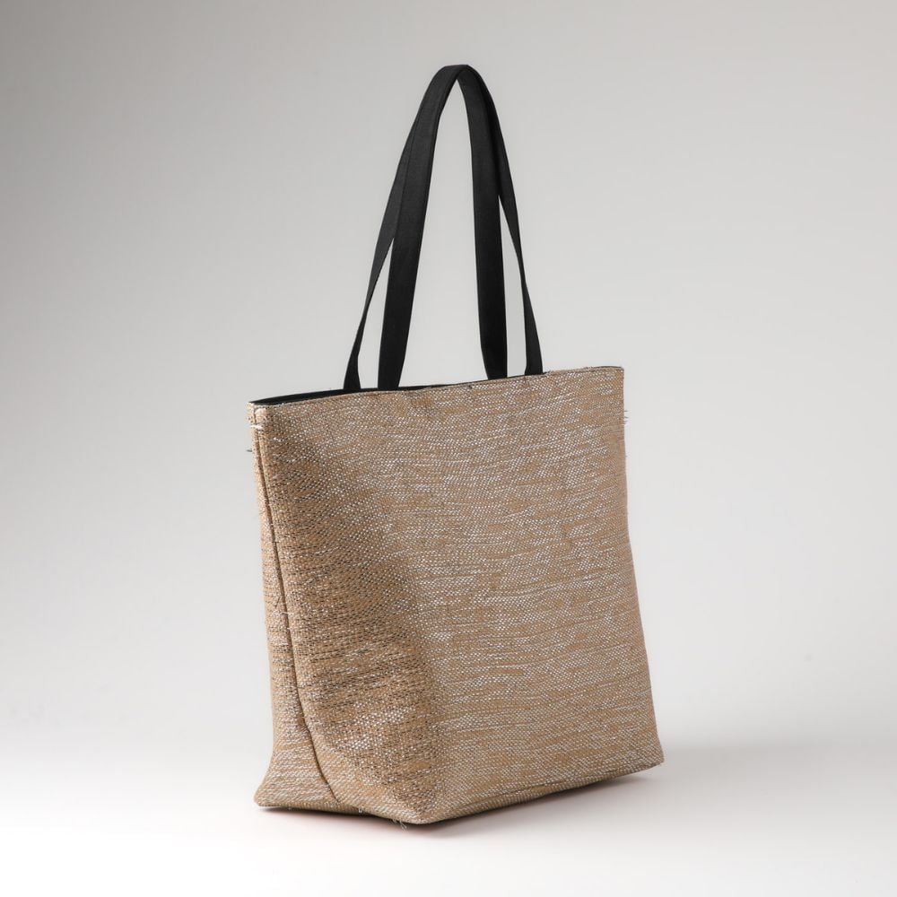 CARTERA TOTE BARI BEIGE PLAYA ID - 3