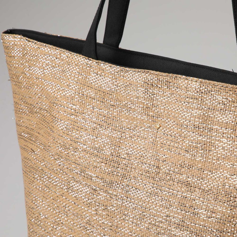 CARTERA TOTE BARI BEIGE PLAYA ID - 4
