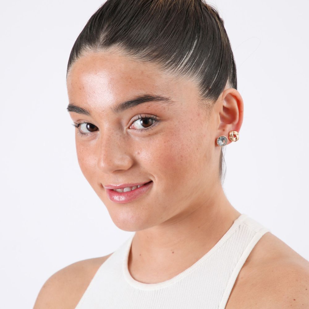 SET DE 3 AROS FLAVIA DORADO ID - 3