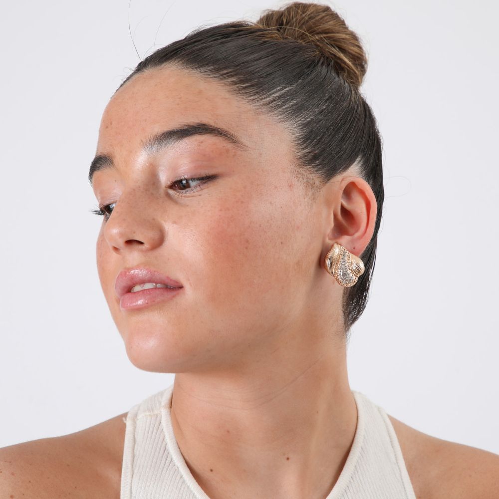 AROS CLIP LYANA DORADO ID - 3