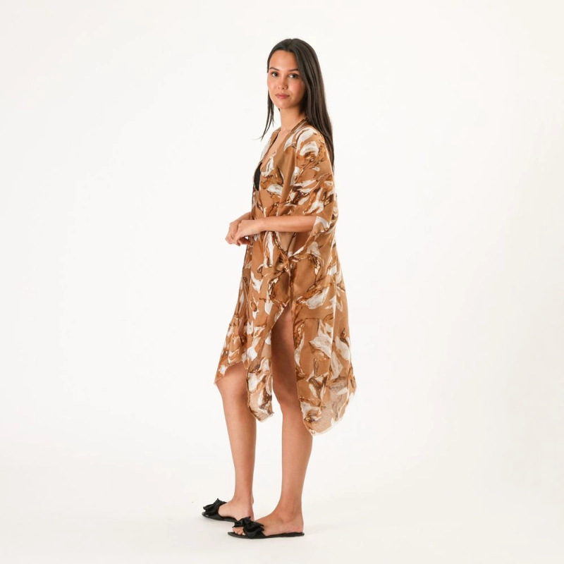 KIMONO ABIERTO FLORAL MUSTARD ID - 3