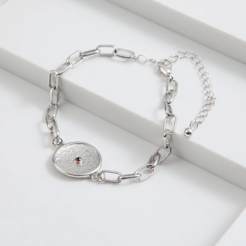 PULSERA EUGE PLATEADO ID - 1