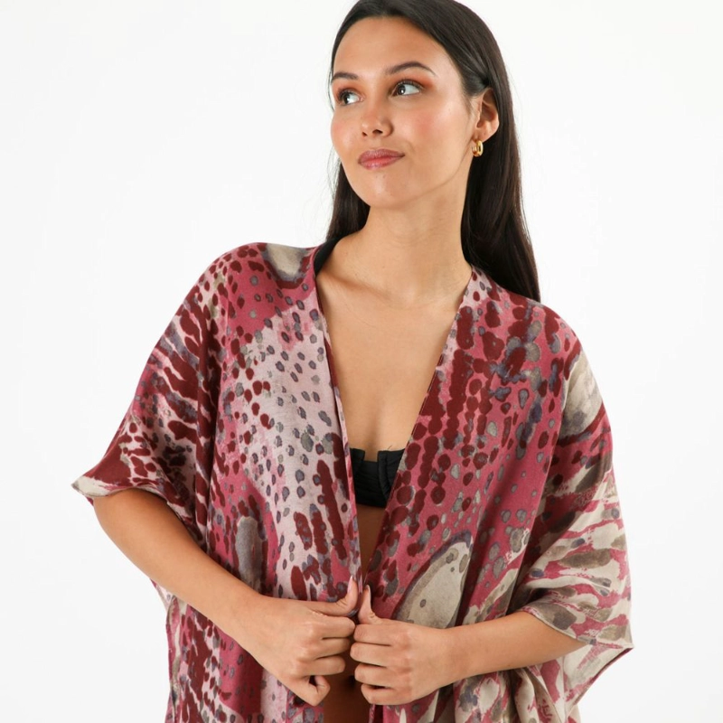 KIMONO ABIERTO FUCSIA ID - 5