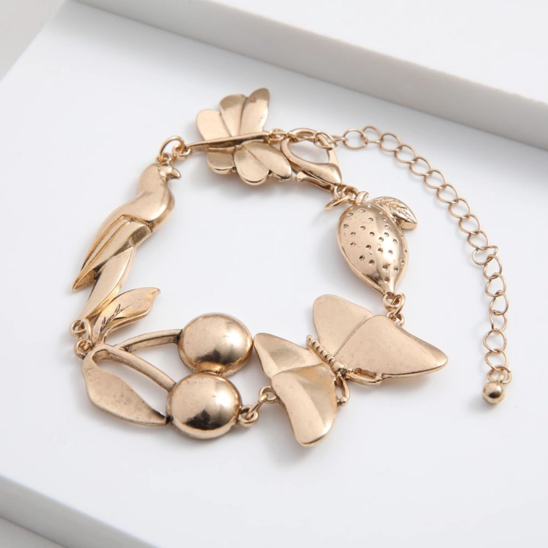 PULSERA CATALUÑA DORADO ID - 1