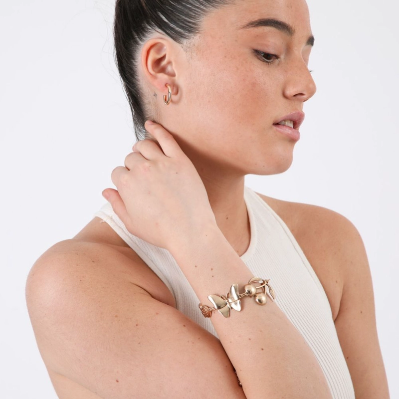 PULSERA CATALUÑA DORADO ID - 2