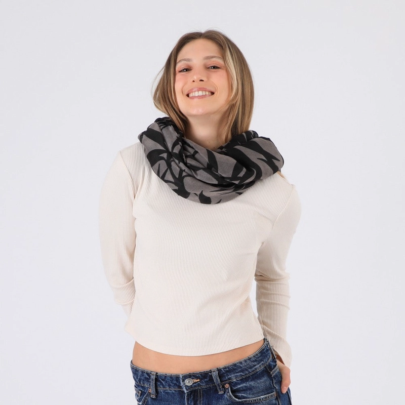 PAÑUELO ESTAMPADO ALMANSA GRIS I-D - 1
