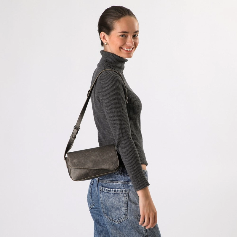 CARTERA BANDOLERA RODAS PLATEADO I-D - 2
