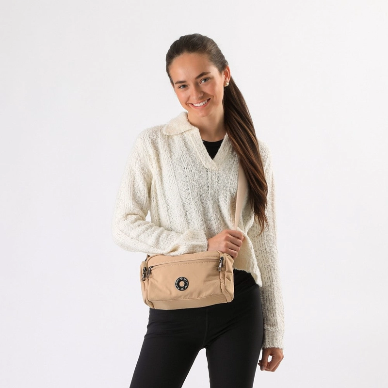 CARTERA BANDOLERA LECCE BEIGE I-D - 2