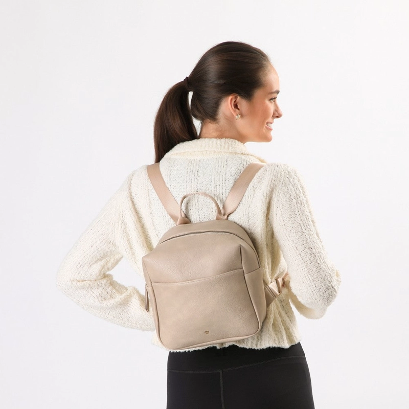 MOCHILA VERONA BEIGE I-D - 2