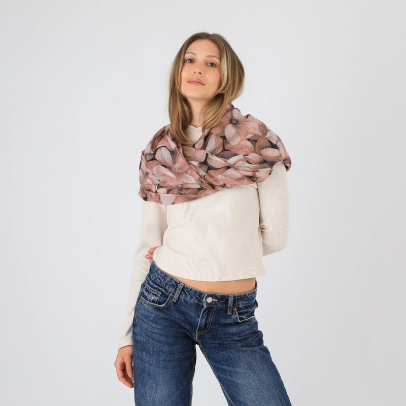 PAÑUELO ESTAMPADO BILBAO ROSADO I-D - 1