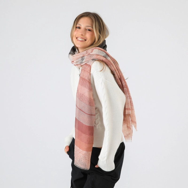 PAÑUELO ESTAMPADO CORDOBA ROSADO I-D - 1