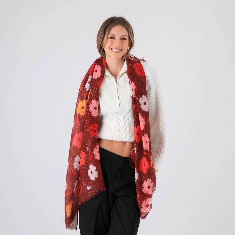 PAÑUELO ESTAMPADO ROCHE MULTICOLOR I-D - 1