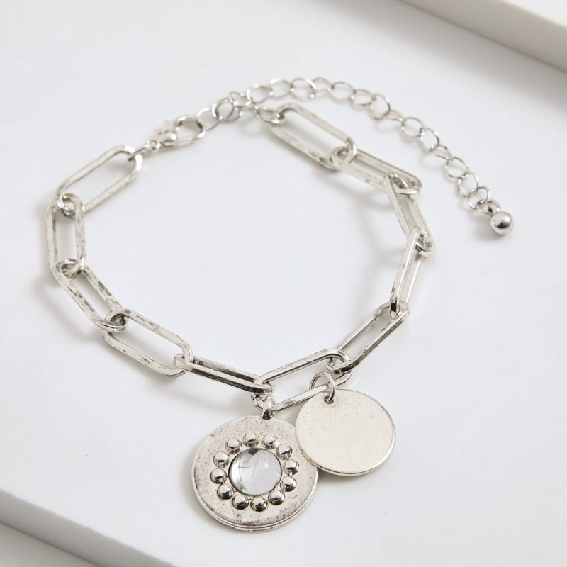 PULSERA BLANDA MIRA PLATEADO I-D - 1