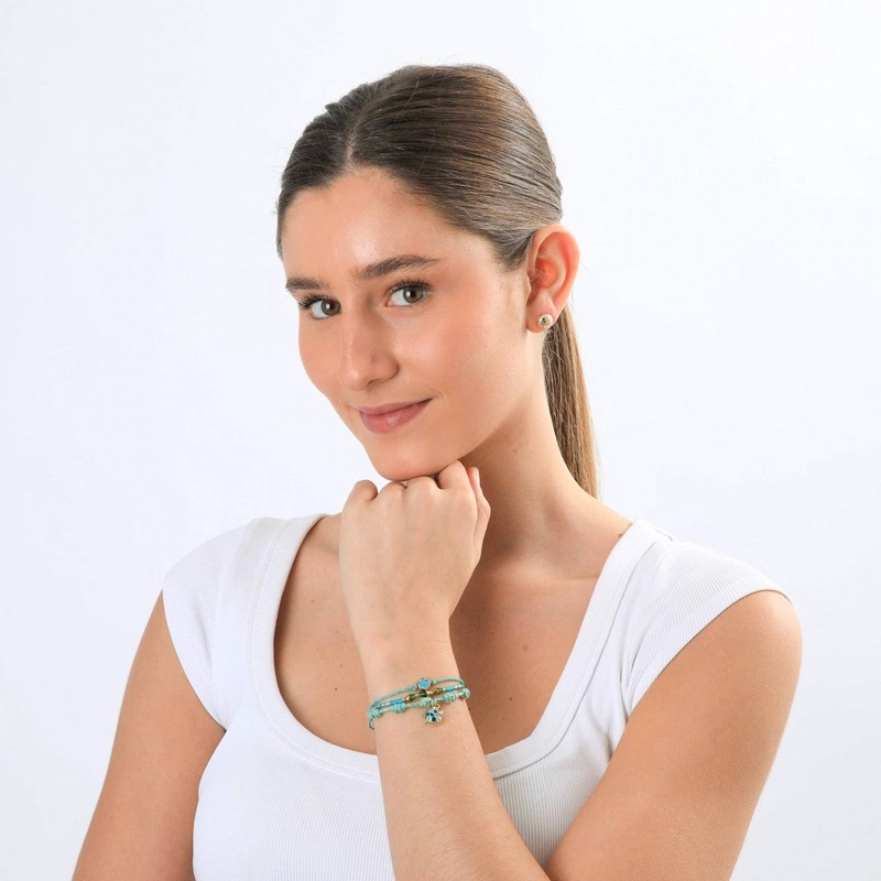 SET DE PULSERAS RENATA TURQUESA I-D - 2