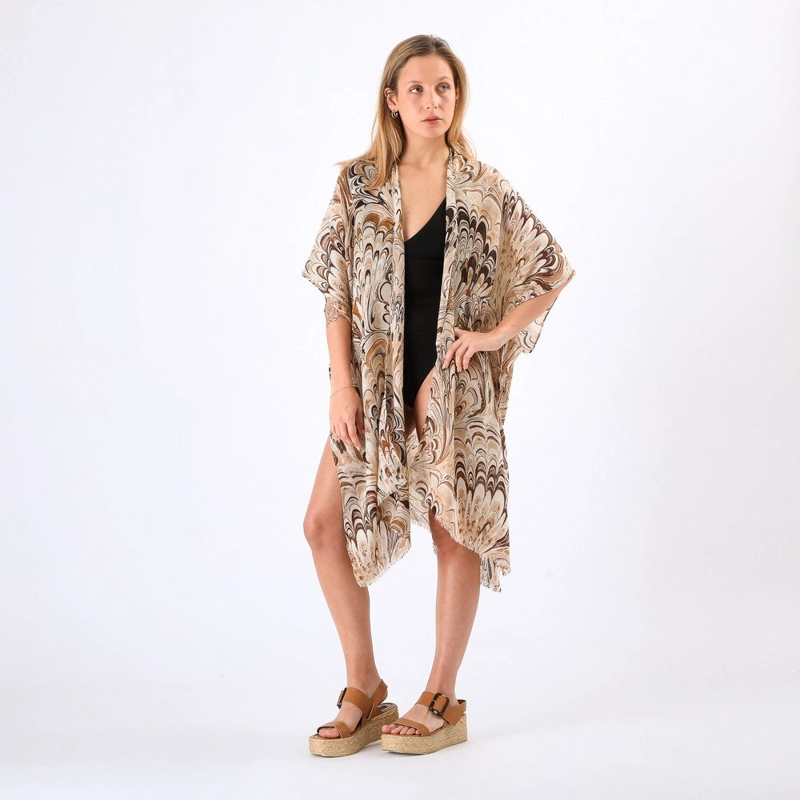 KIMONO AMARILIS BEIGE I-D - 1