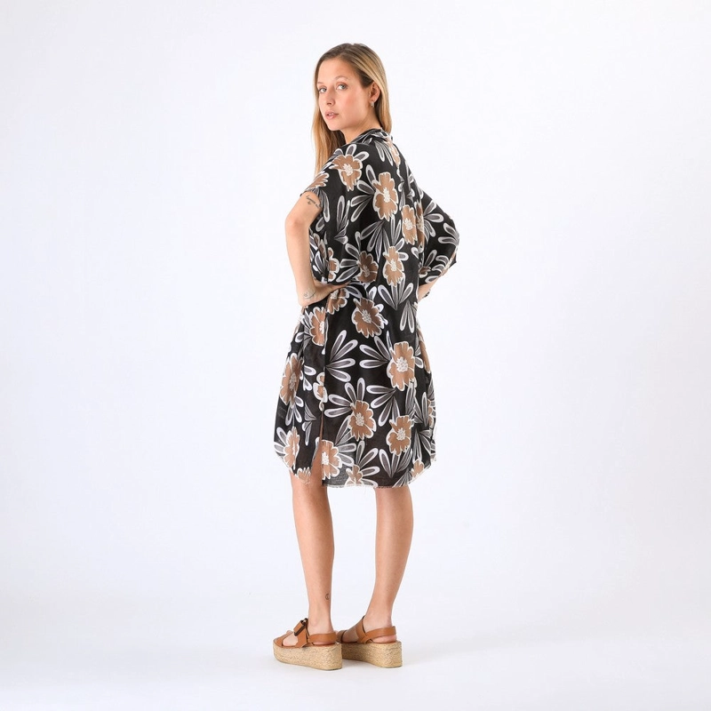 KIMONO FLORAL NEGRO I-D - 2