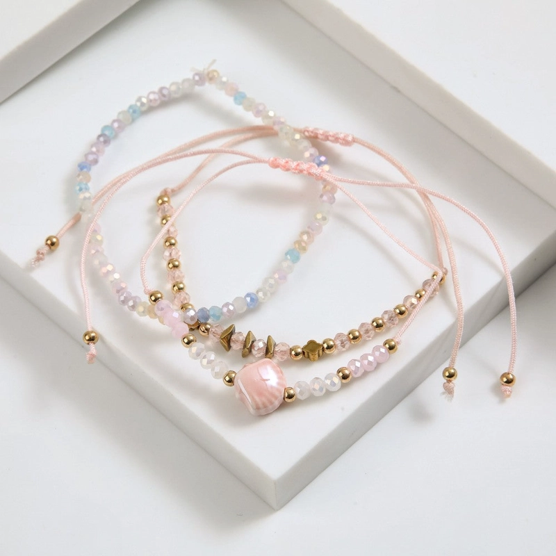 SET DE PULSERAS NEIDA ROSADO I-D - 1