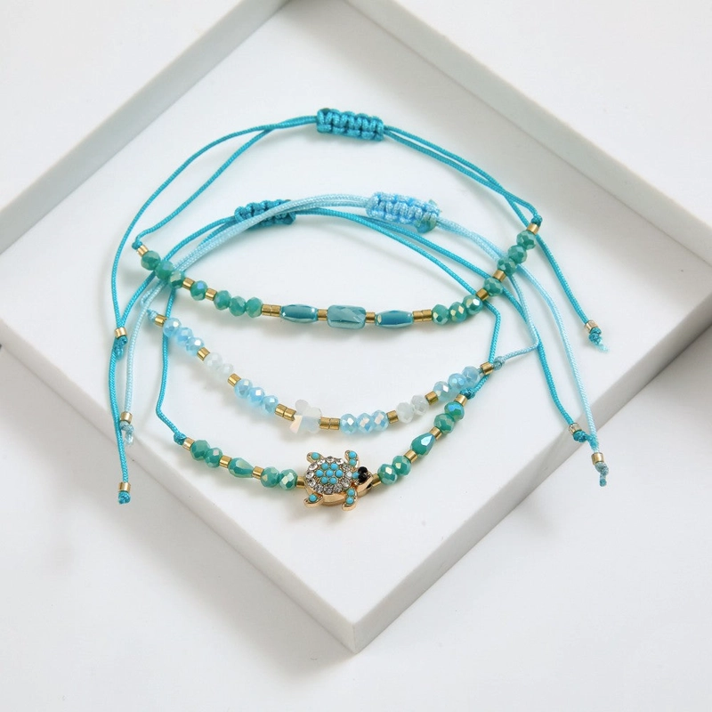 SET DE PULSERAS NAOMI TURQUESA I-D - 1