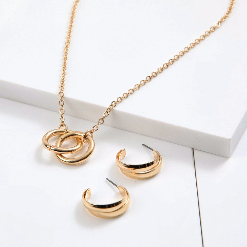 SET DE COLLAR WENDY DORADO I-D - 1