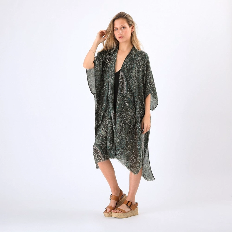 KIMONO ALUBIS VERDE I-D - 1