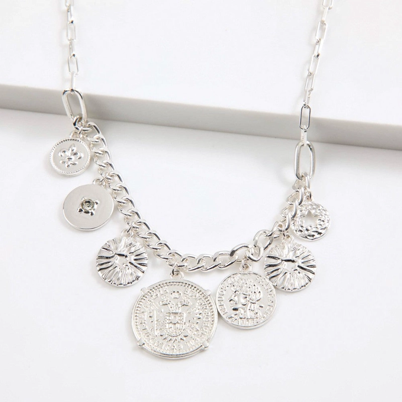 COLLAR CORTO VIDA PLATEADO I-D - 1